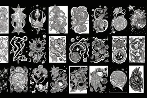 deep space tattoo idea