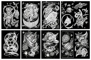 deep space tattoo idea