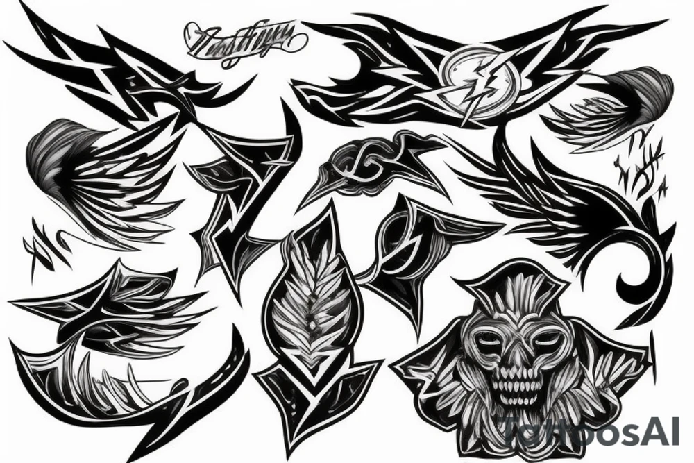 lightning tattoo idea