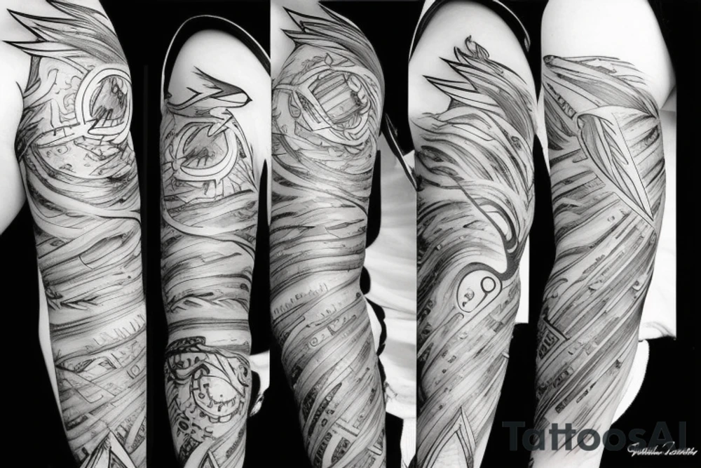 lightning tattoo idea