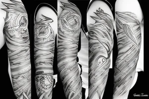 lightning tattoo idea