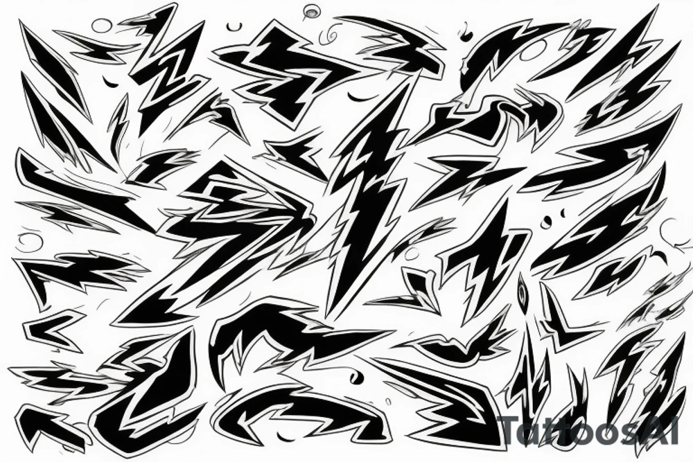lightning tattoo idea