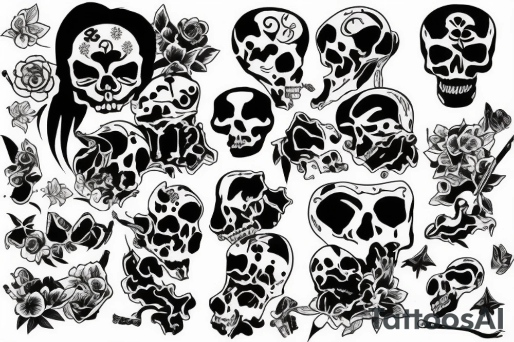 death with a little girl and a soul tattoo idea