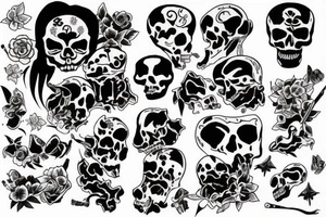 death with a little girl and a soul tattoo idea