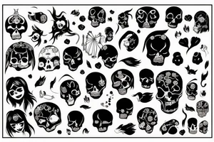 death with a little girl and a soul tattoo idea