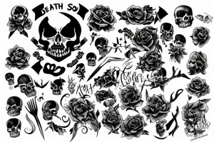 death with a little girl and a soul tattoo idea