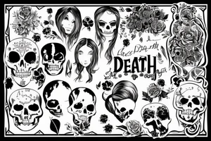 death with a little girl and a soul tattoo idea