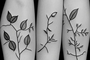 tattoo that represents this poem
"And they were like two seedlings.
Planted from the same fruit.
Apart.
But ever growing towards each other.
Each was an extension of the other." tattoo idea