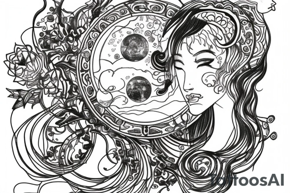 Leo sun, Gemini moon, Aries ascendant tattoo idea