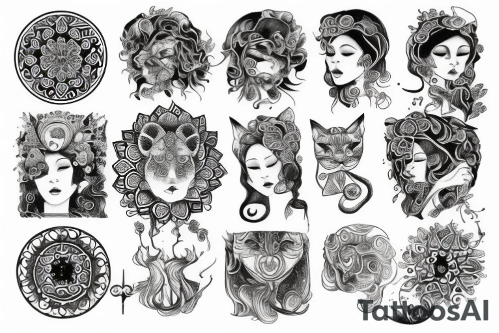 Leo sun tattoo idea
