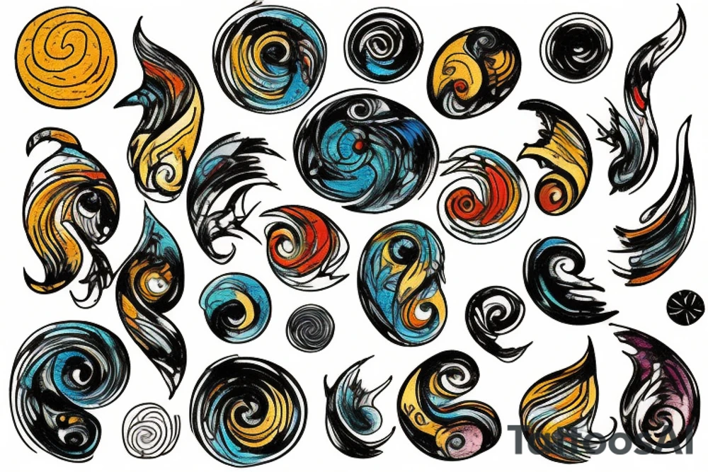 Gemini tattoo idea