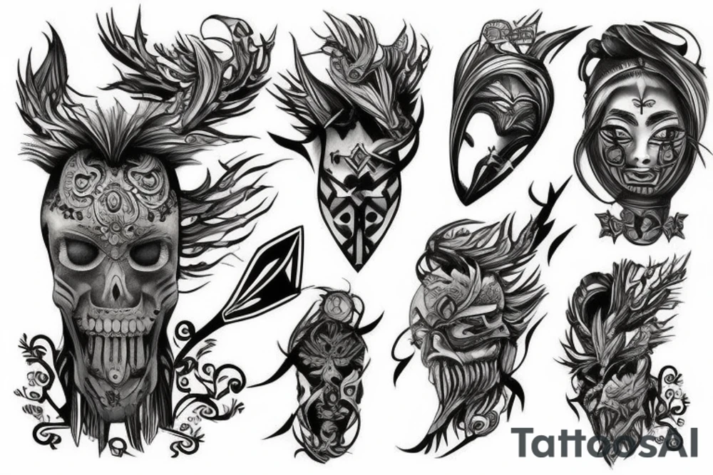 Warrior tattoo idea