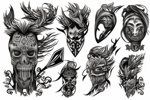 Warrior tattoo idea