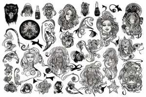 Leo sign tattoo idea
