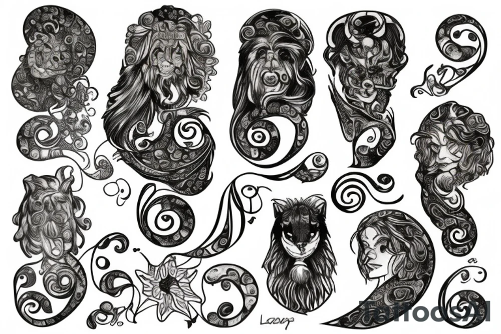 Leo sign tattoo idea