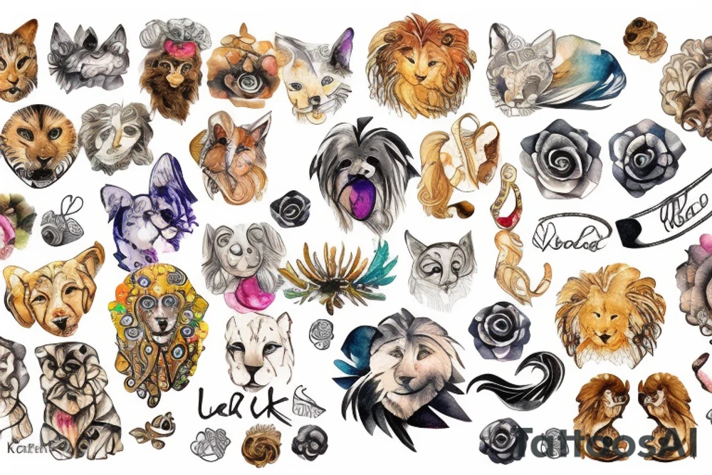 Leo sign tattoo idea