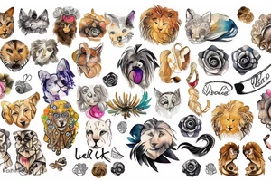 Leo sign tattoo idea