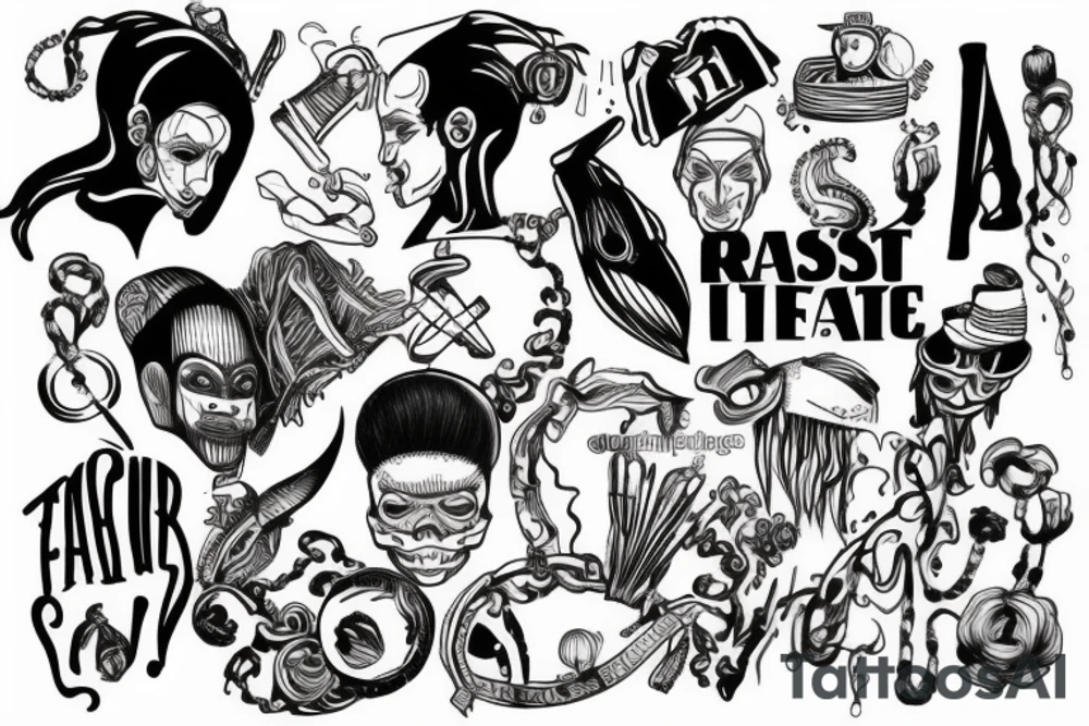 Racist tattoo idea