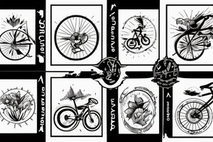 Mountain bike tattoo idea