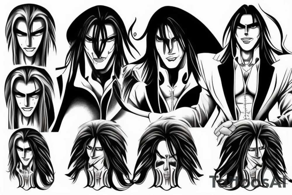 Alucard from Castlevania tattoo idea