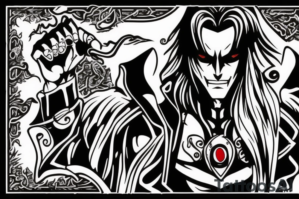 Alucard from Castlevania tattoo idea