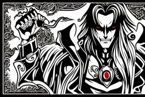 Alucard from Castlevania tattoo idea