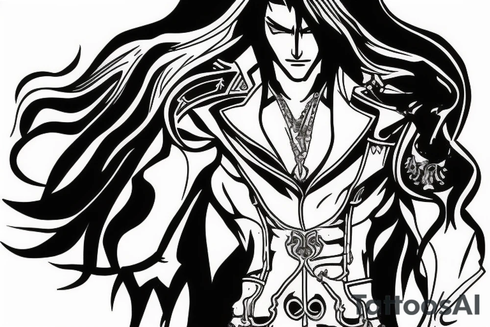 Alucard from Castlevania tattoo idea