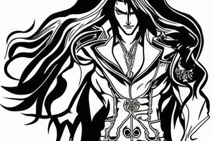 Alucard from Castlevania tattoo idea