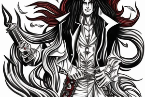 Alucard from Castlevania tattoo idea