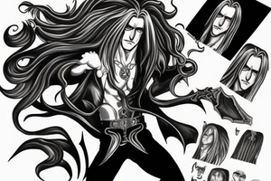 Alucard from Castlevania tattoo idea