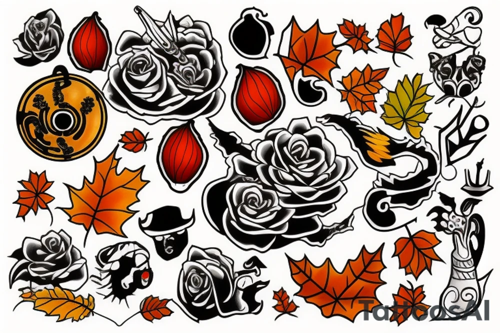 Autumn tattoo idea