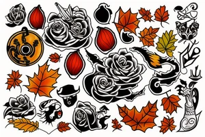 Autumn tattoo idea