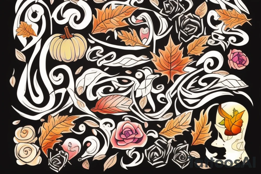 Autumn tattoo idea