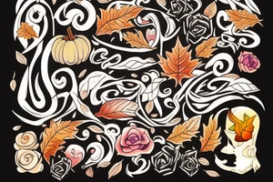 Autumn tattoo idea