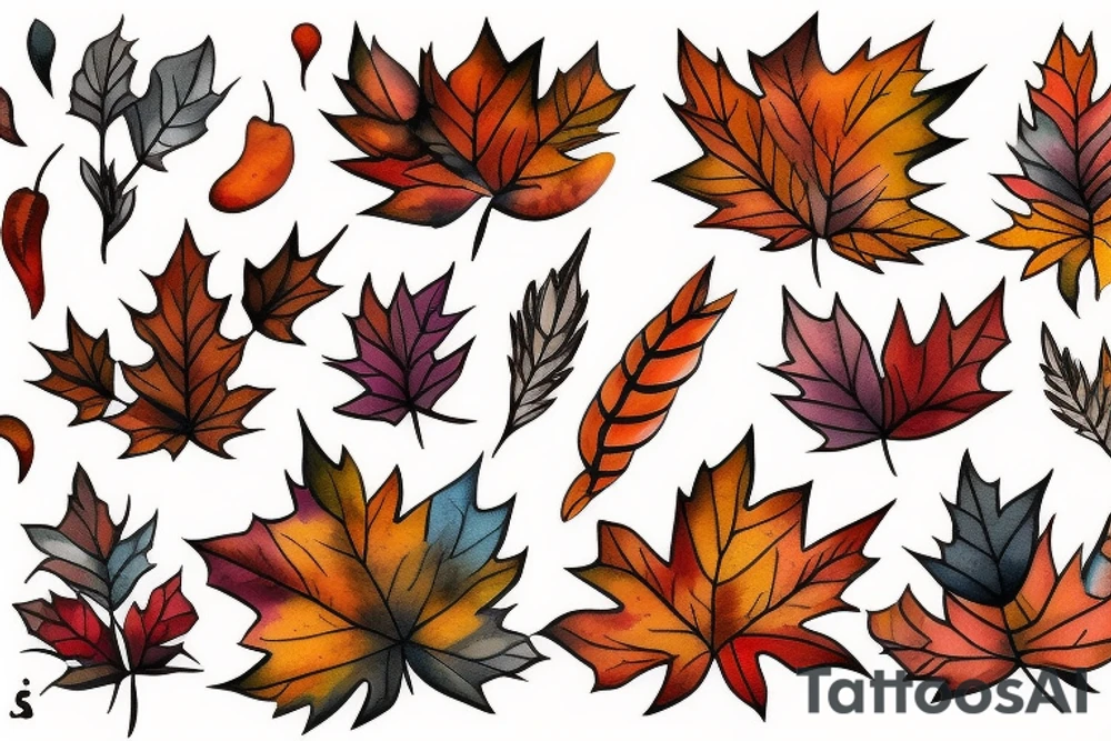 Autumn tattoo idea