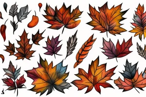 Autumn tattoo idea