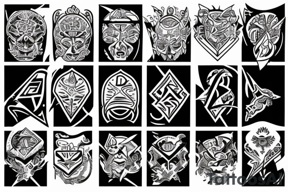 tribe active ltd logo tattoo idea