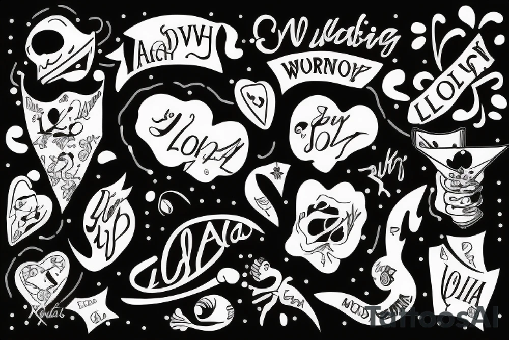 the wording Lola tattoo idea