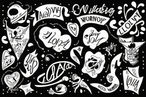 the wording Lola tattoo idea