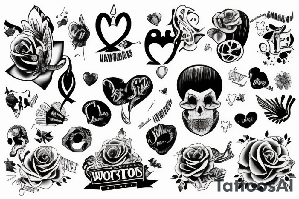 the wording Lola tattoo idea
