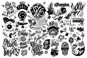 the wording Lola tattoo idea