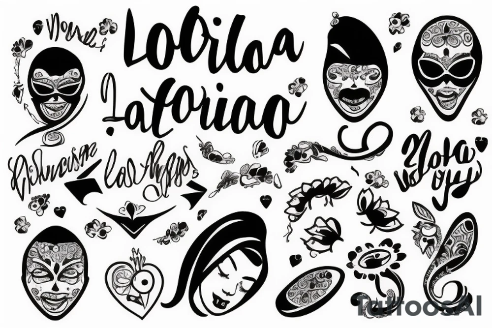 the wording Lola tattoo idea