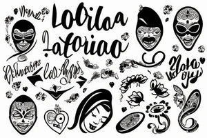 the wording Lola tattoo idea