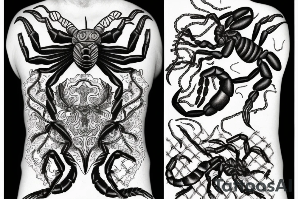 scorpion tattoo idea