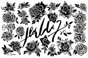the name Lola and 6.7.15 tattoo idea