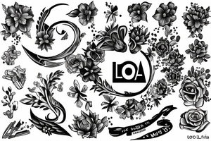 the name Lola and 6.7.15 tattoo idea