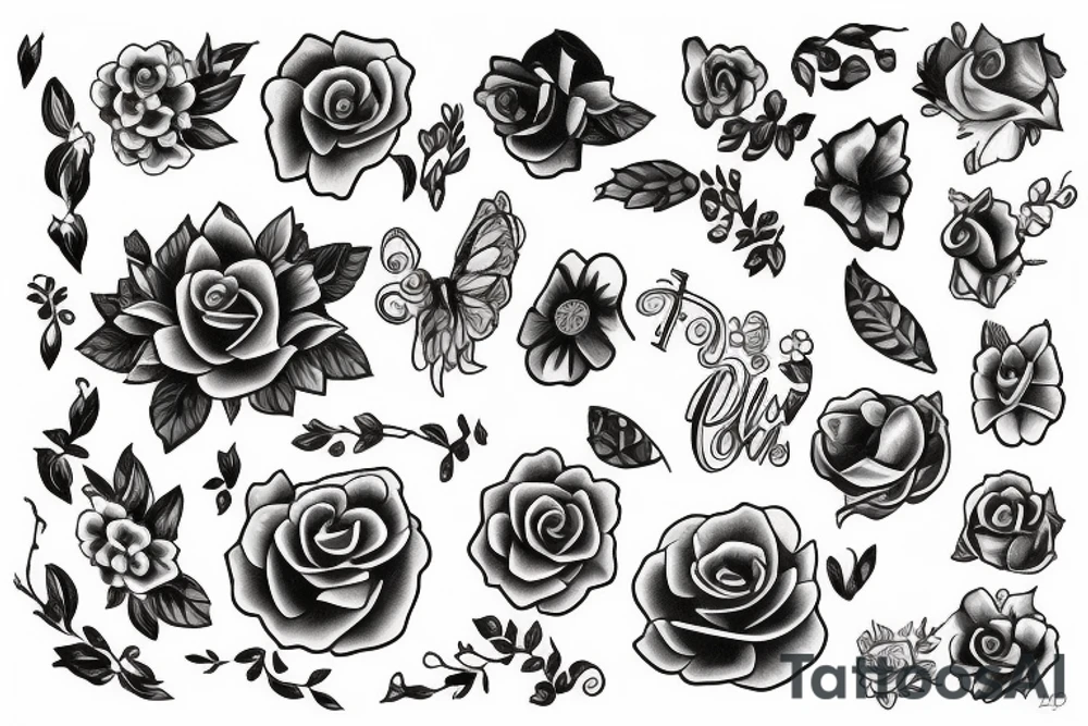 the name Lola and '6.7.15' tattoo idea