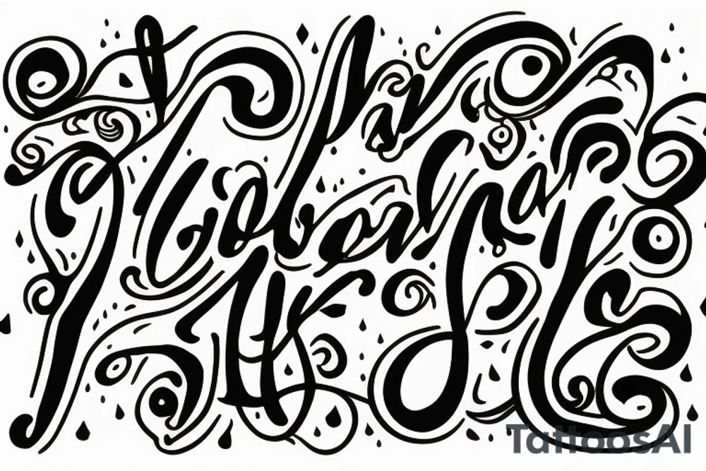the name Lola and '6.7.15' tattoo idea