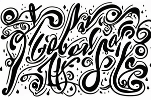the name Lola and '6.7.15' tattoo idea