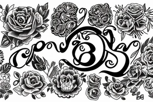 the name Lola and '6.7.15' tattoo idea
